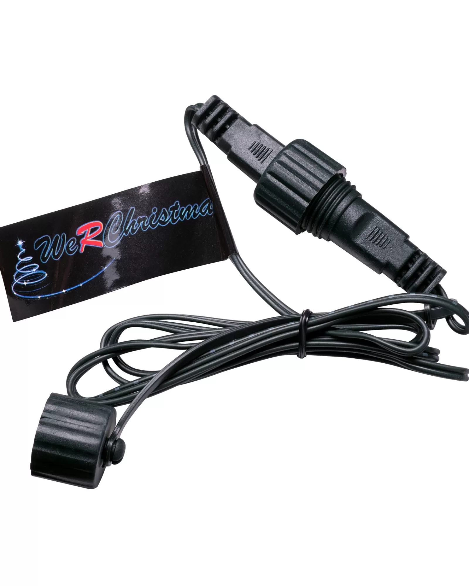 WeRChristmas Connectable Lights^Connectable Extension Cable For LED Lights, Black, 1 M