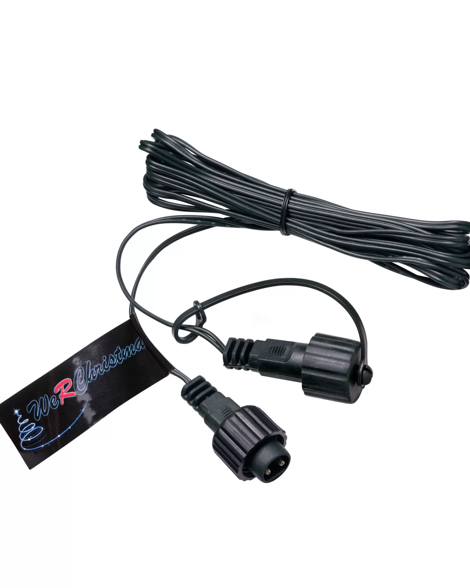 WeRChristmas Connectable Lights^Connectable Extension Cable For LED Lights, Black, 1 M
