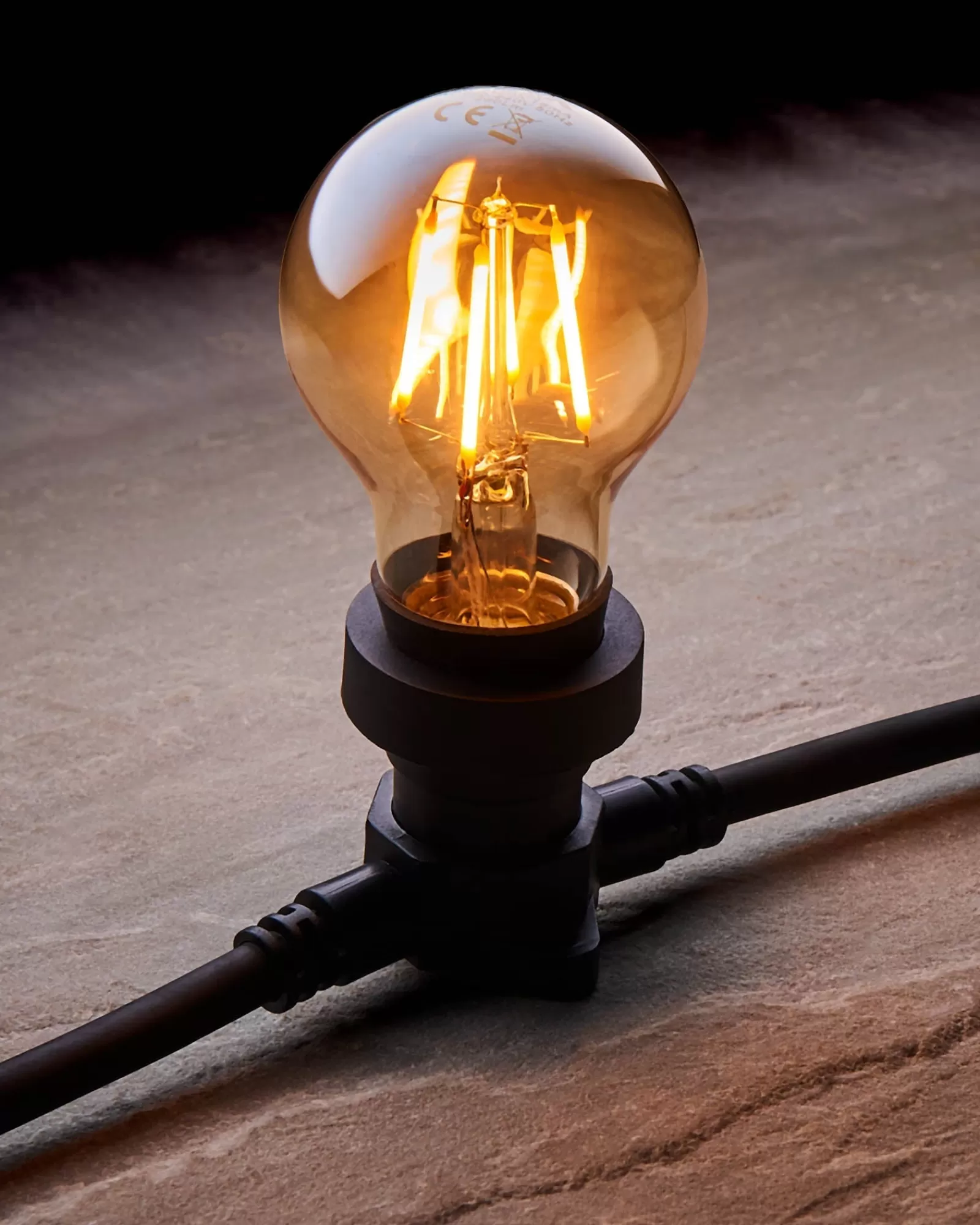 WeRChristmas Link Festoon | Festoon Lights^LINK FESTOON 4W E27 Dimmable Filament LED Bulb, Warm White