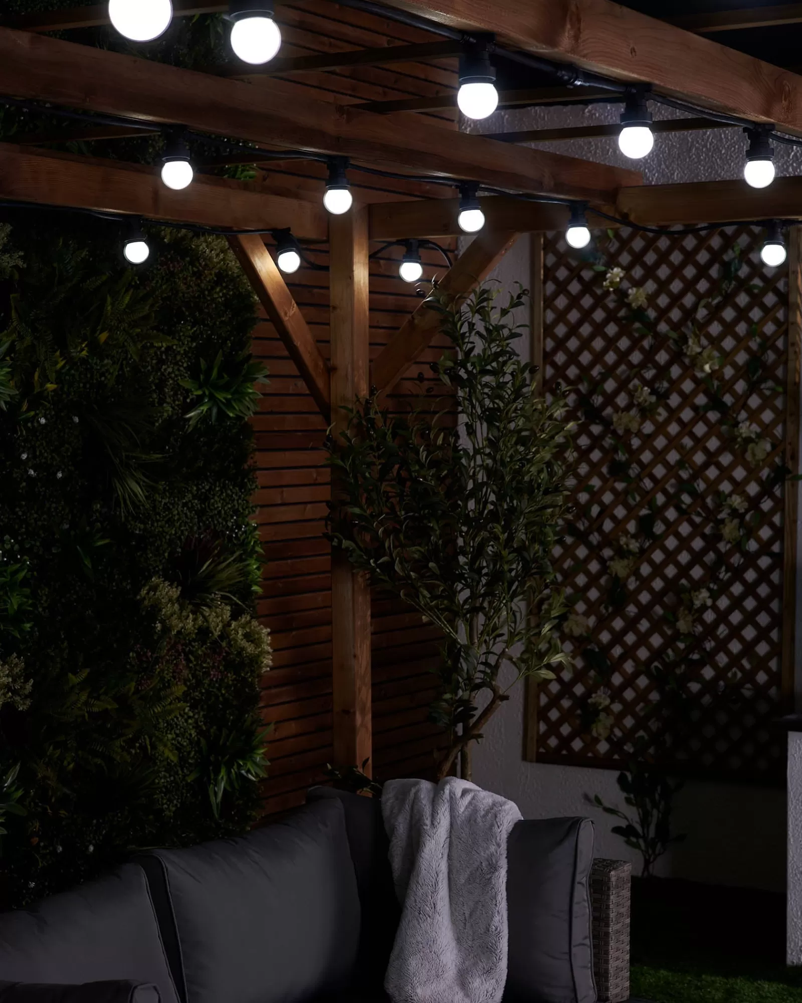 WeRChristmas Link Festoon | Festoon Lights^LINK FESTOON E27 Belt, Connectable, 10 Sockets, 50 Cm Spacing