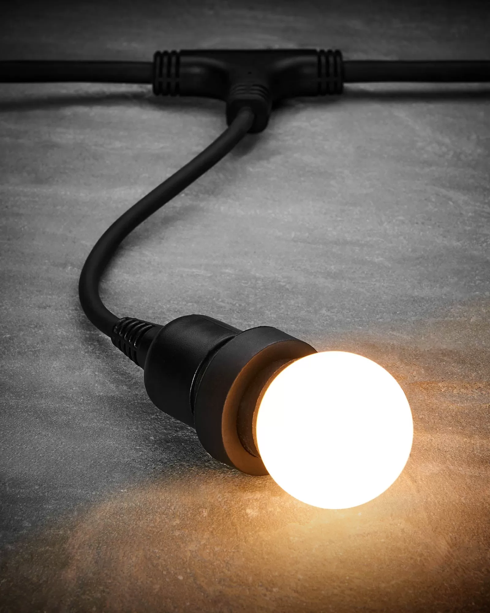 WeRChristmas Link Festoon | Festoon Lights^LINK FESTOON E27 Long Drop Belt, Connectable, 10 Sockets, 100 Cm Spacing