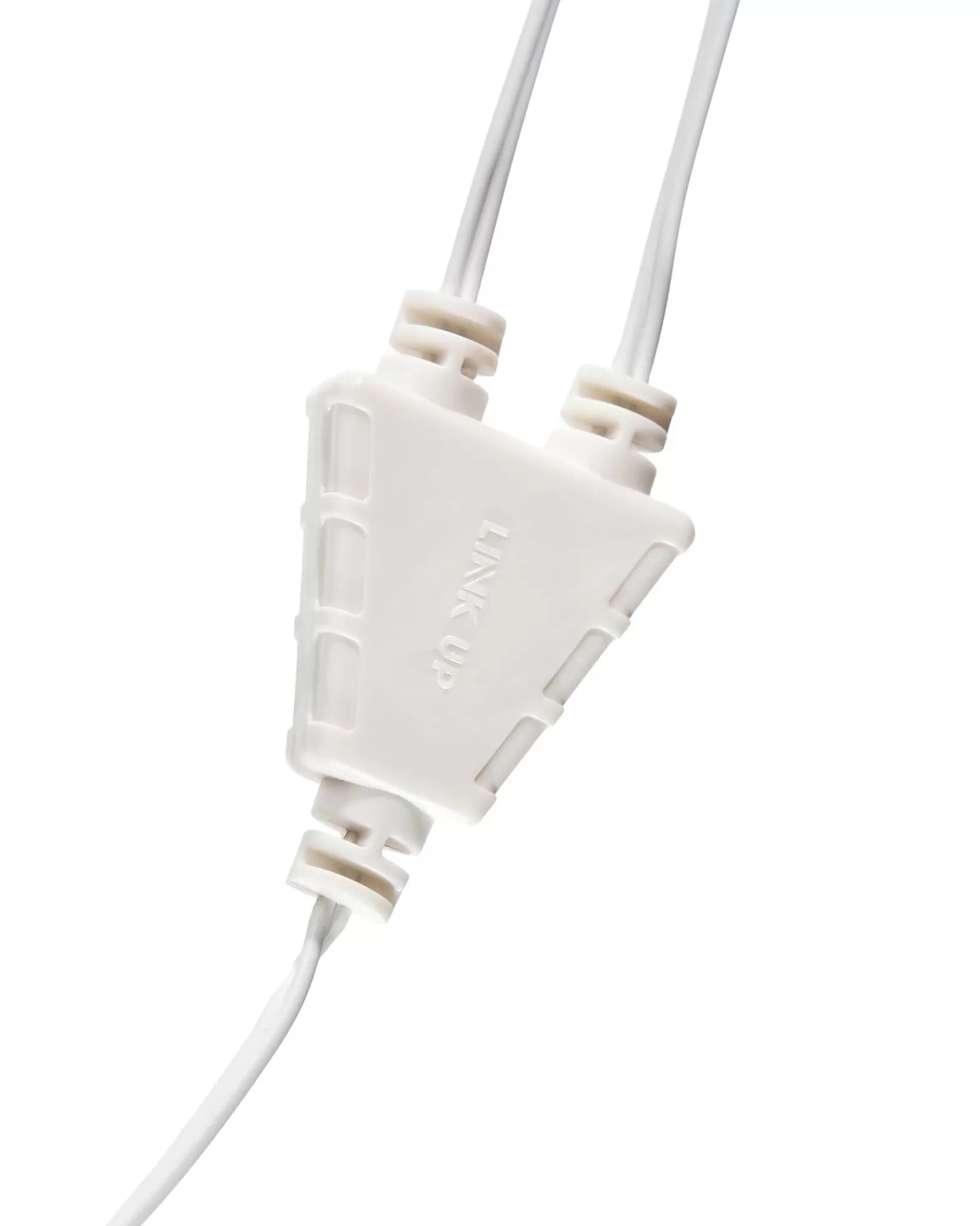WeRChristmas Link Up | Connectable Lights^LINK UP Y Cord Connector, Connectable, White Cable
